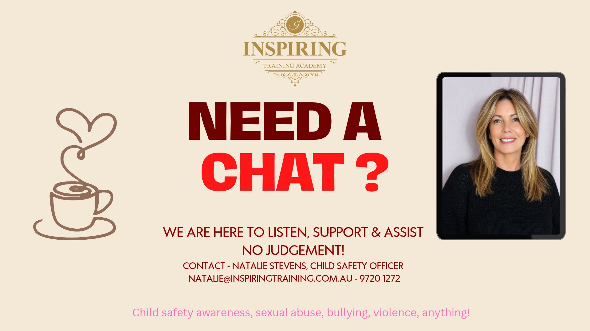 Need a chat? poster